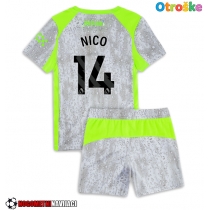 Otroške Nogometnih dresov Manchester City Nico Gonzalez #14 Tretji 2025-26 Kratki rokavi (+ hlače)